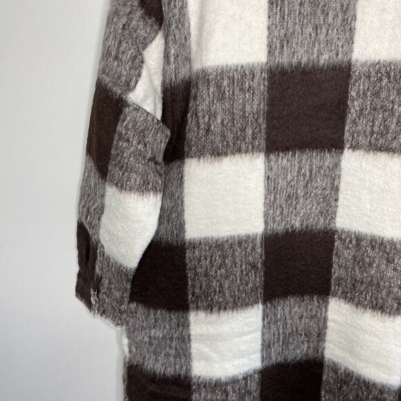 ABERCROMBIE & FITCH Womens Winterized Wool-Blend Shirt Jacket NEW $180 Brown L - Picture 14 of 16